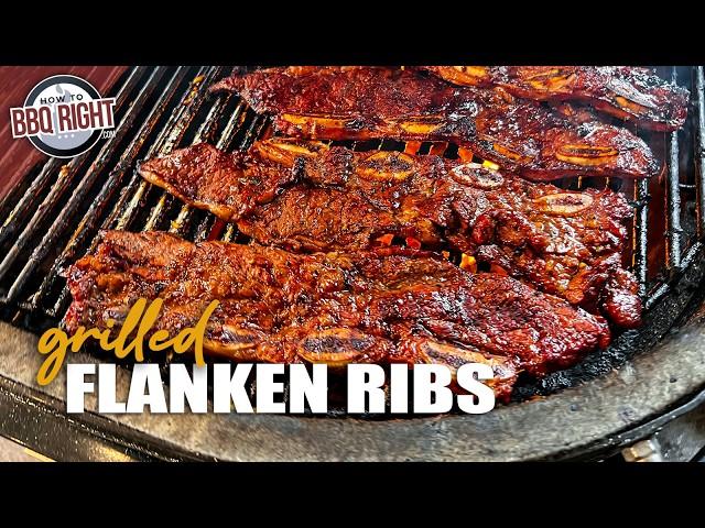 Beef Flanken Ribs - Grilled to Perfection!