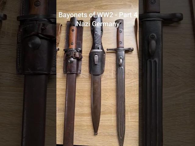 Bayonets of WW2 Part 4 - Nazi Germany, SG84/98 III Bayonet for the Kar98K