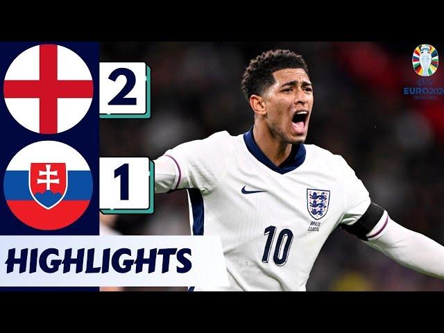 England vs Slovakia Highlights | UEFA EURO 2024 #england#slovakia#euro