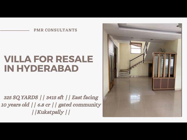 4 BHK || VILLA FOR SALE || KUKATPALLY || HYDERABAD || 325 SQ YARDS ||