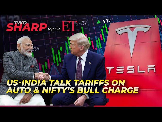 Two Sharp with ET: Will India ease auto tariffs for Tesla? Sensex jumps as dollar slides, crude dips