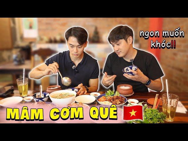 2 anh em HQ ăn một bữa cơm nhà Việt Nam "ngon muốn khóc"