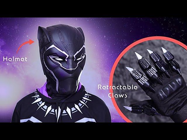 I Built Real Black Panther Helmet with Retractable Claws!