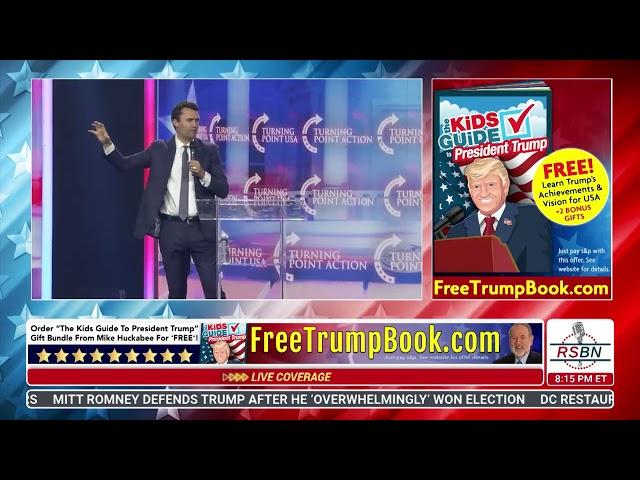 FULL SPEECH: Charlie Kirk Speaks at TPUSA's America Fest Conference: Day One - 12/19/24