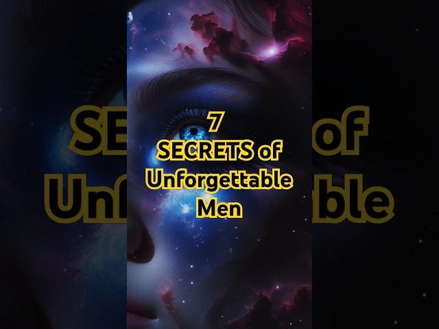 7 SECRETS of Unforgettable Men (Most Never Learn This) #stoicism
