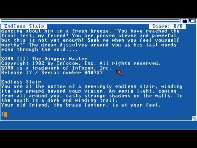 AMIGA ZORK III 3 THE DUNGEON MASTER OCS Lost Treasures of Infocom, The Disk1