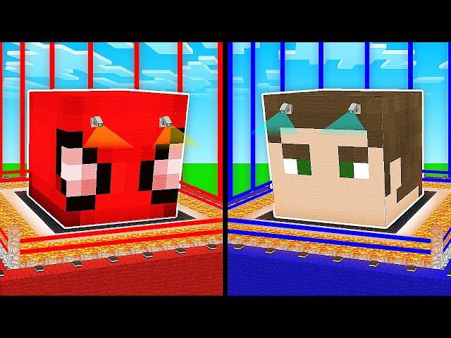 FERİTED VS TARIK EN GÜVENLİ YAPI KAPIŞMASI ️ - Minecraft