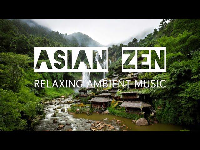 Relaxing Ambient Asian Zen Music | Set to an Animated Scenescape