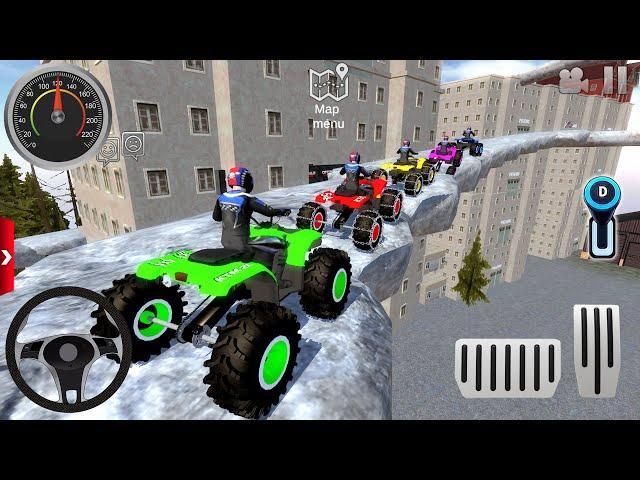 Impossible Quad Bike Stunts Driving - Motocross Racing Video Game #1 - Android / IOS gameplay [FHD]