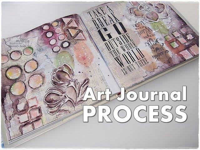Collage Journal Page Process for Beginners  Maremi's Small Art 