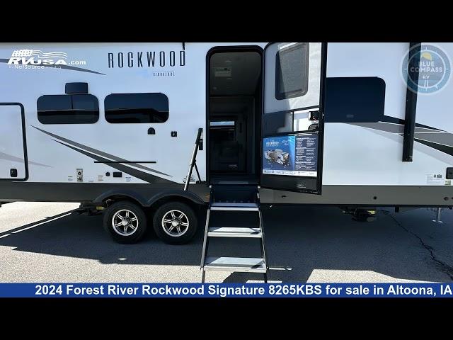 Magnificent 2024 Forest River Rockwood Signature Travel Trailer RV For Sale in Altoona, IA