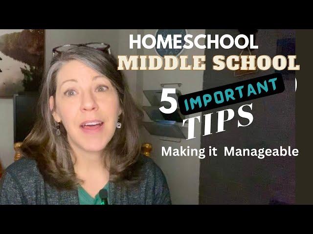 Tips for Middle School from homeschool mom of 17 years️ #howtohomeschool