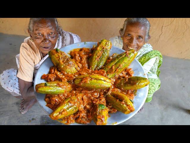 How to tribe grandmothers cooking parwal dorma in their style watch and learn | village cooking