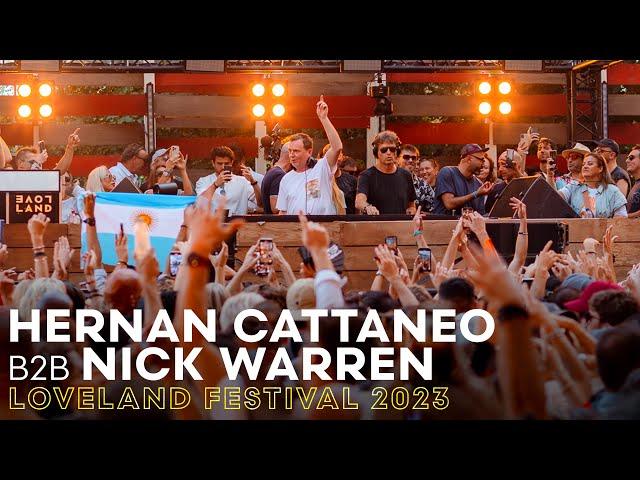 HERNAN CATTANEO & NICK WARREN at LOVELAND FESTIVAL 2023 | AMSTERDAM