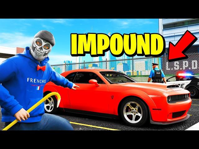 Robbing the POLICE IMPOUND in GTA 5 RP