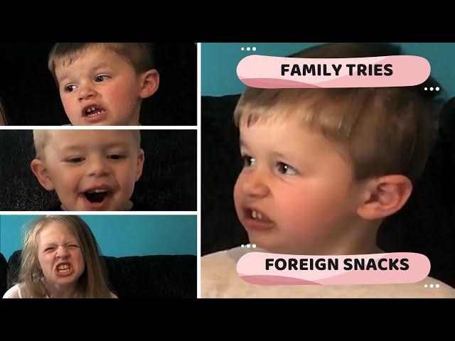 Family Tries Foreign Snacks! FamilyPak MunchPak