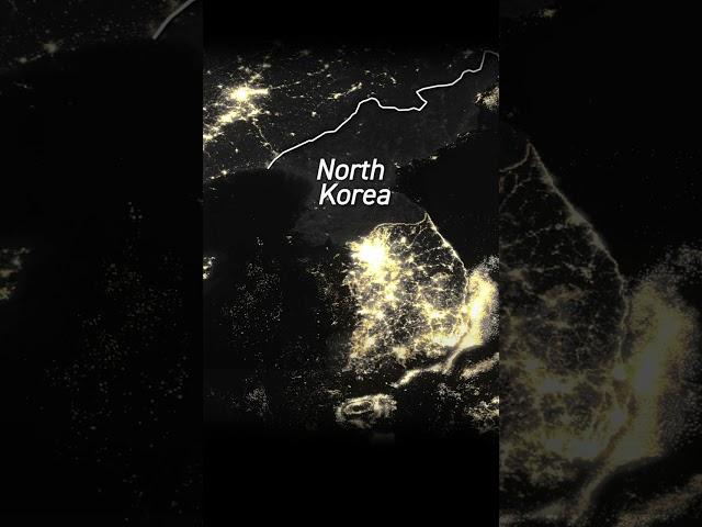 The Korean Peninsula at Night