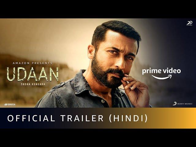 Udaan - Official Trailer | Suriya, Aparna | Sudha Kongara | GV Prakash | Amazon Prime Video| April 4