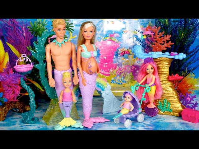 Barbie and Ken Mermaids are Making New Room for Baby Doll