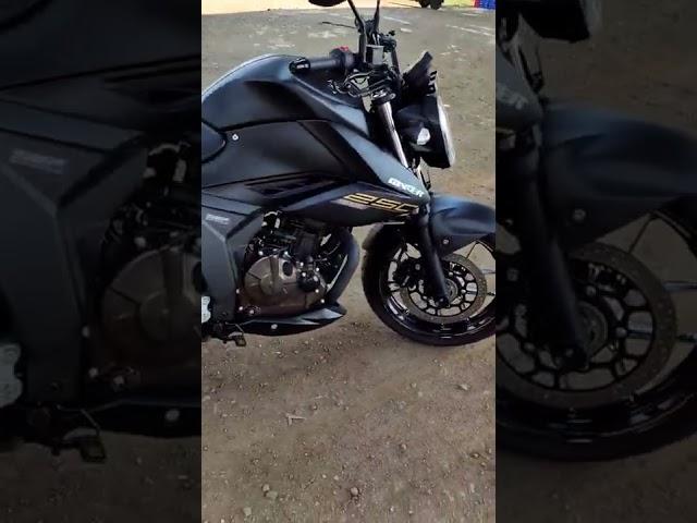 Suziki Gixxer 250 Matte Black #suzuki #Gixxer250 #amgixxer250