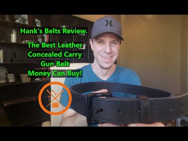 Hank's Belts Review & Giveaway! The Best Leather EDC/Concealed Carry Gun Belt!