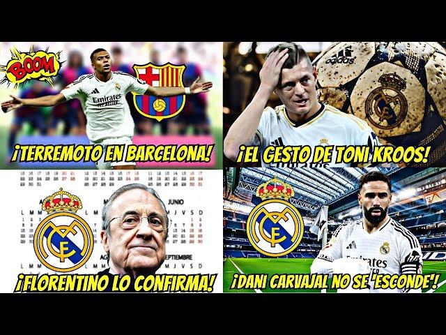 ¡BOMBA URGENTE! ¡TERREMOTO EN BARCELONA! ¡FLORENTINO LO CONFIRMA! ÚLTIMAS NOTICIAS DEL REAL MADRID