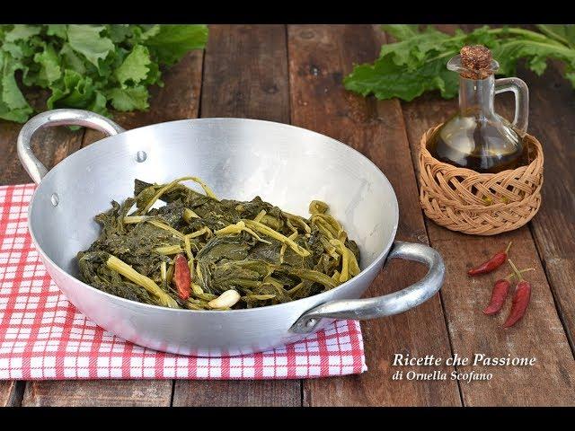 Cime di rapa affogate - Ricetta calabrese - Ricette che Passione