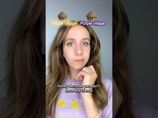 #POV: You choose the purple village..