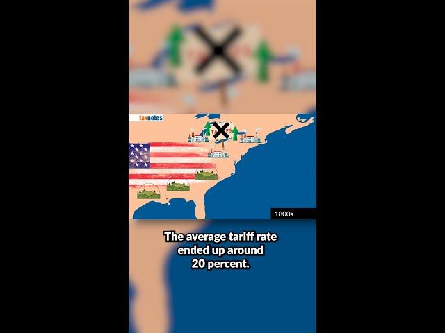 American History: The First Era of Tariffs #tax #shorts
