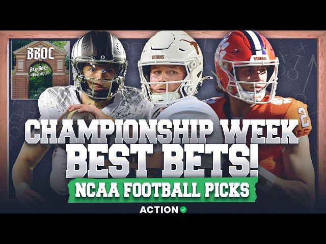 BEST BETS for Every Conference Championship Game! | College Football Picks & Preview | BBOC