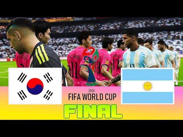 SOUTH KOREA vs ARGENTINA - Final FIFA World Cup 2026 | Full Match All Goals | Football Match