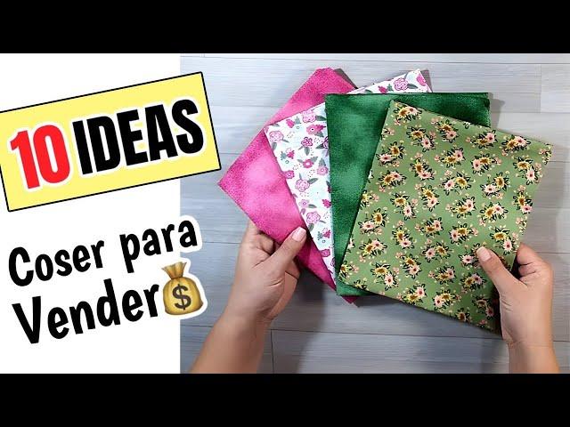 COSER PARA VENDER | 10 MANUALIDADES FÁCILES DE COSTURA CON RETAZOS DE TELA