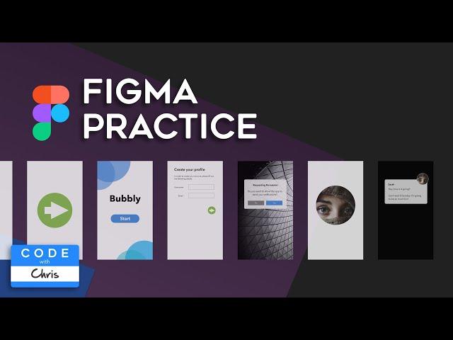 Figma Design Exercises (Practice for beginners!)