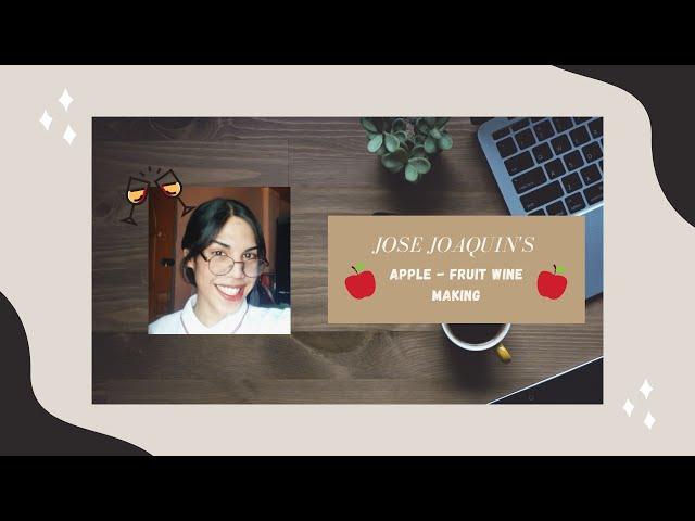 Apple-Fruit Wine Making Vlog || General Biology PT (Sienes, Jose Joaquin D. [STEM-1210])