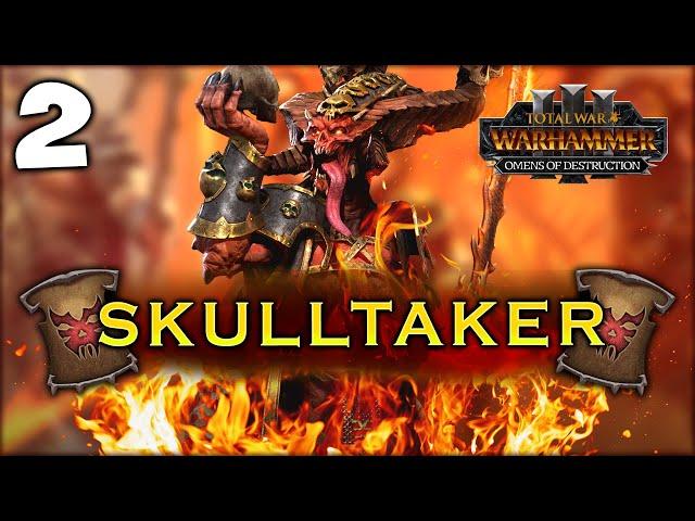 THE SKULL OF ALBERIC DE BORDELEAUX! Total War: Warhammer 3 - Skulltaker Campaign #2