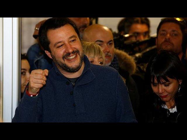 Watch again: Lega party leader vows to 'remain proudly populist' after huge gains in Italy election