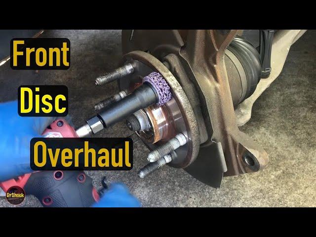 2007 - 2014 GM SUV 1500 Truck Steering Wheel Shudder Repair ~ Front Disc Brake Overhaul Pads & Rotor