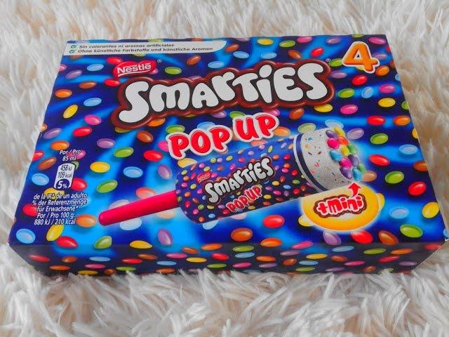 Nestle Smarties ICE Cream - Pop up - 4 Pack for Kids and adults Unboxing