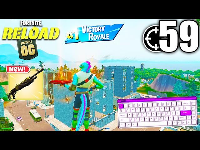 MADE68 UNBOXING + ASMR  59 Kills Solo vs Squads  Satisfying Keyboard OG Fortnite Reload 540FPS 4K