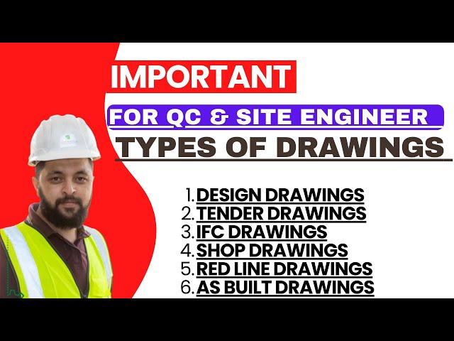 Types of Drawings in Construction Projects | IFC, Shop Drawings , Red Line Drawings, As built.