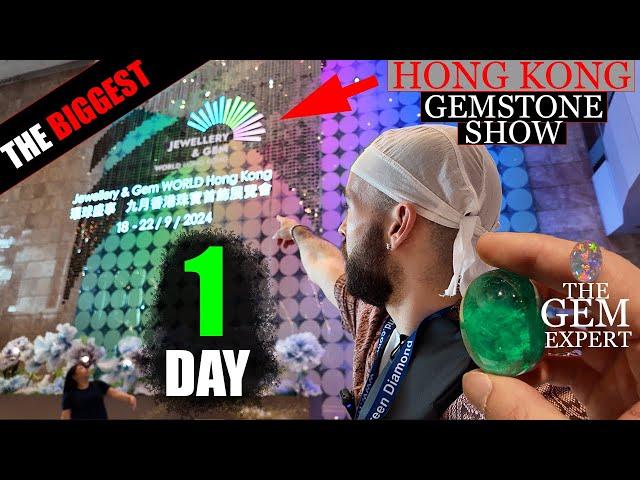 Day 1 Hong kong Gemstone show | world 's biggest gemstone exposition