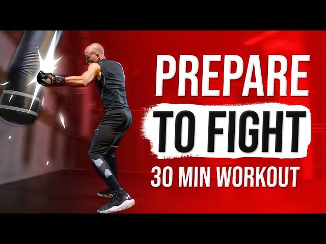 30 Minute Heavy Bag Workout for Fight Preparation