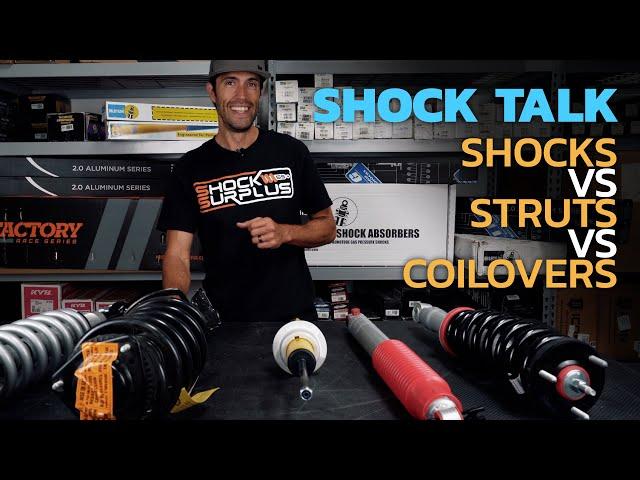 Differences Between Shocks, Struts, and Coilovers