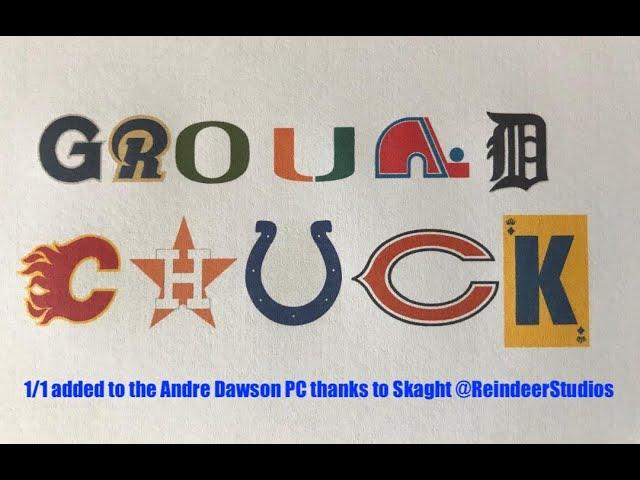 1/1 added to the Andre Dawson PC thanks to Skaght @ReindeerStudios