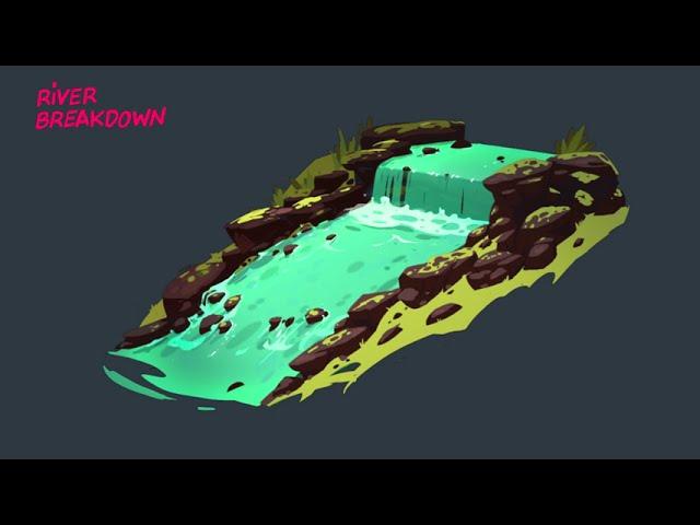 River 2D VFX animation Breakdown