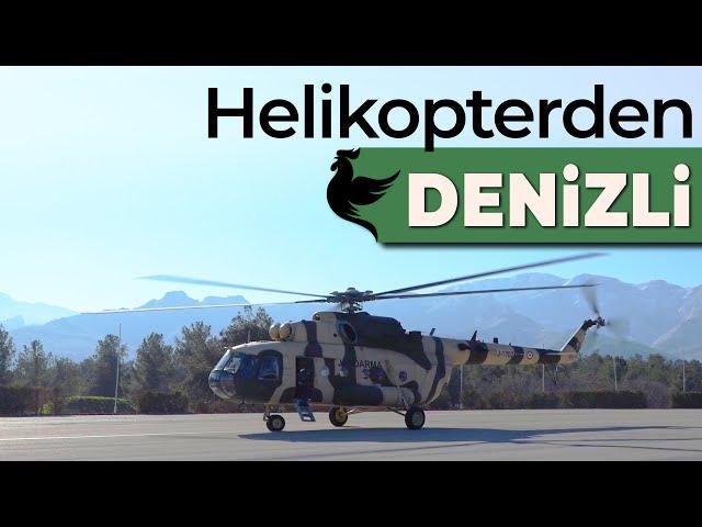 Jandarma Helikopteri İle Denizli'yi Havadan Görüntüledik