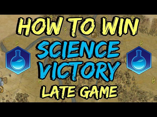 How to Win a Science Victory ON DEITY - Late Game - Civilization 6 Tutorial - New Frontier Pass