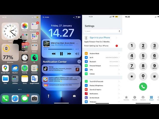 TEMA IPHONE TEMBUS AKAR UNTUK ANDROID BAGUS BANGET