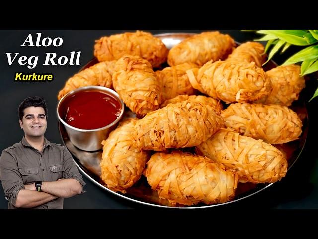 एक दिन बनाये और पूरे महीने खाएं - Aloo Veg Roll Iftar Special Thread Samosa | Ramadan Recipes 2025