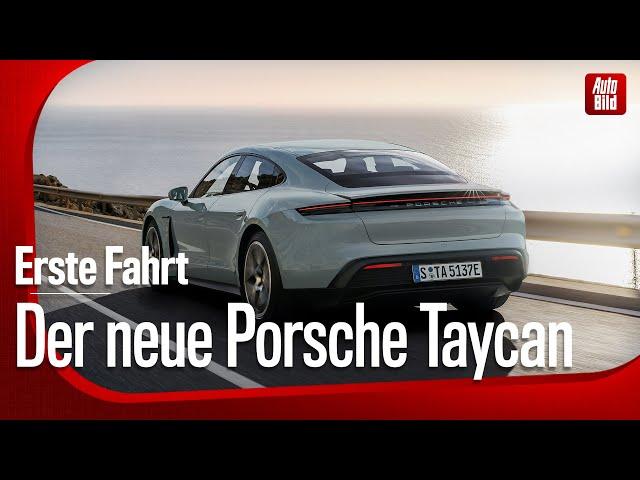 Porsche Taycan (2024) | Erste Fahrt im Taycan-Prototyp mit mehr Reichweite | mit Thomas Geiger